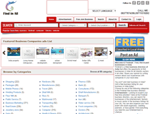 Tablet Screenshot of findinall.com